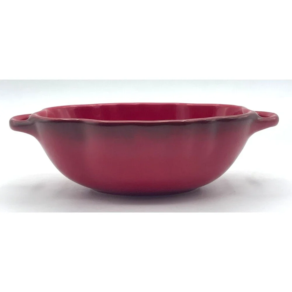 NEW Staub Petite Tomato Mini Cocotte Baking Dish 16 oz Red Double Handle No Lid